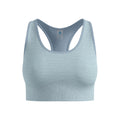 Seamless Medium Padded Sport Sports-BH Damer-lyseblå