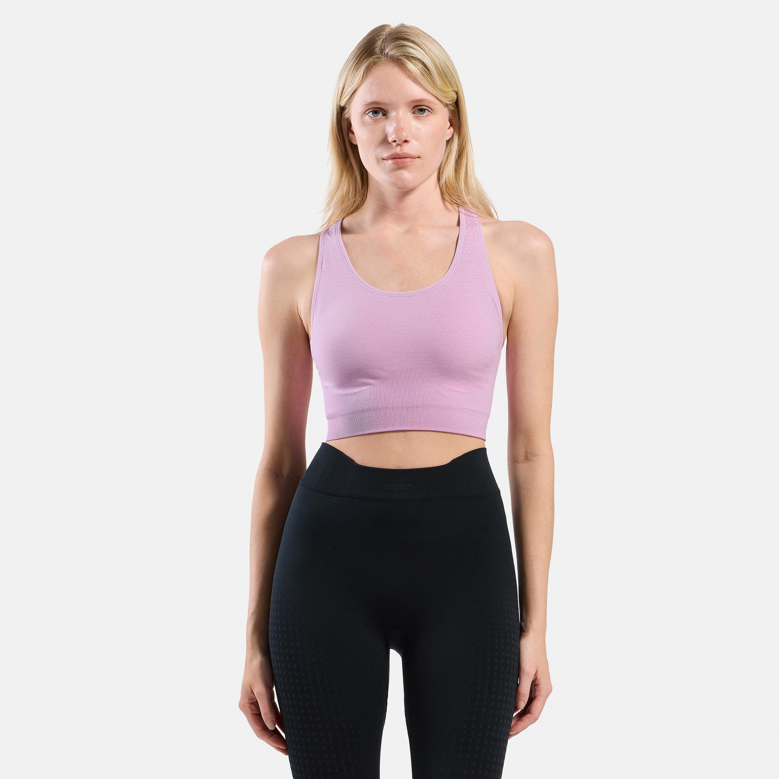 Odlo Seamless Medium Padded Sport  Sports-BH Damer - lilla