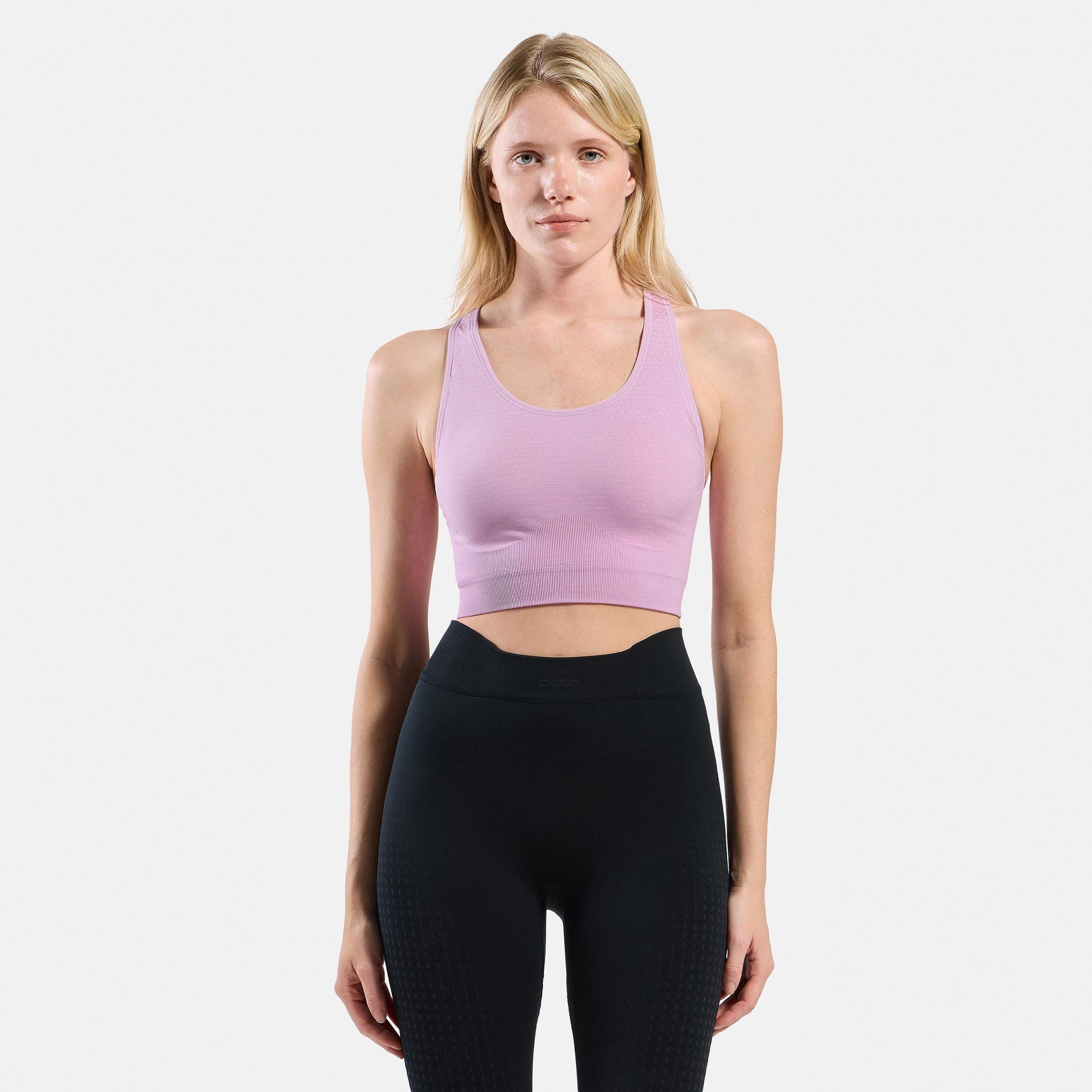 Odlo Seamless Medium Padded Sport  Sports-BH Damer - lilla