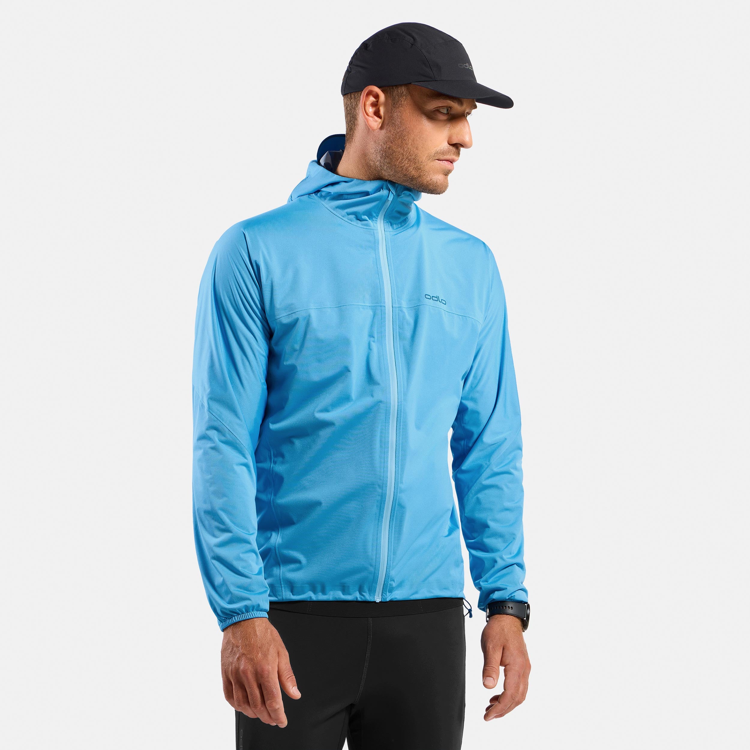 Odlo X-Alp Waterproof  Løbejakke Herrer - lyseblå