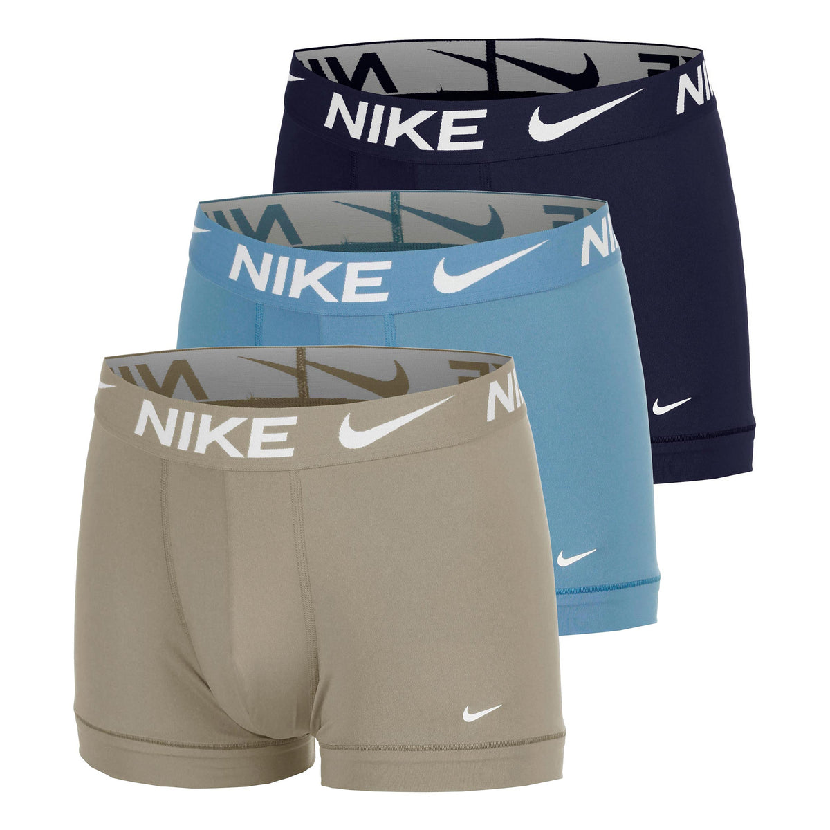 Nike Dri-Fit Essential Micro Trunk Boksershorts Pakke med 3 Herrer - grøn