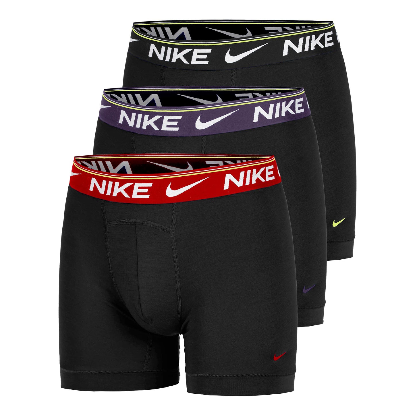 Nike Ultra Comfort Boksershorts - Pakke med 3 Herrer-sort, rød