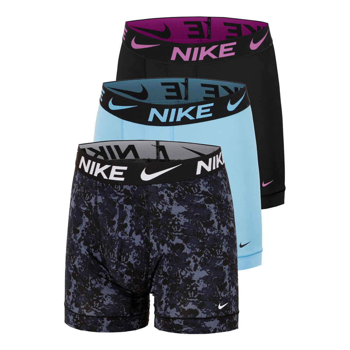 Nike Essential Micro Boksershorts Pakke med 3 Herrer - mørkeblå