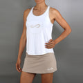 Cercle Tanktop Damer-hvid, beige
