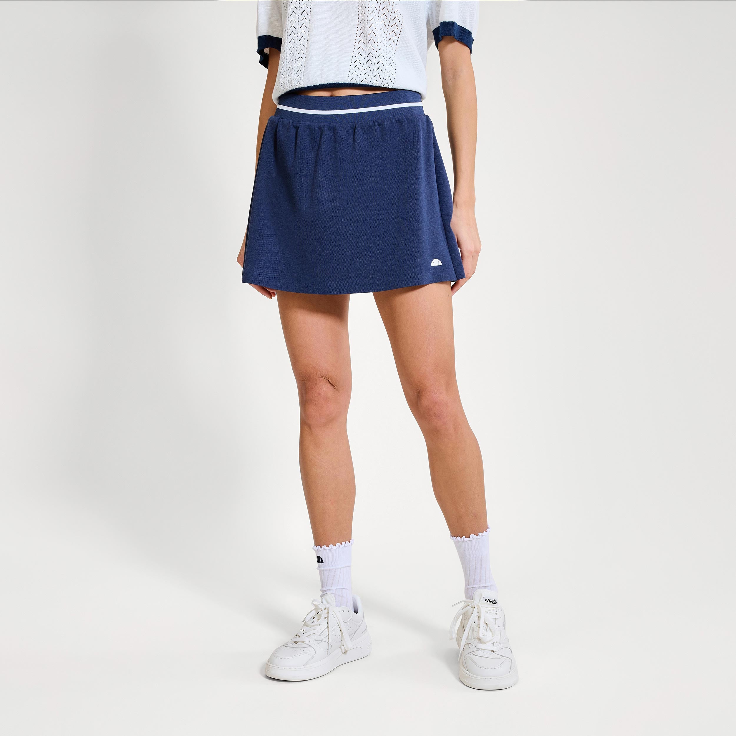 Ellesse Bromont Nederdel Damer - mørkeblå, hvid