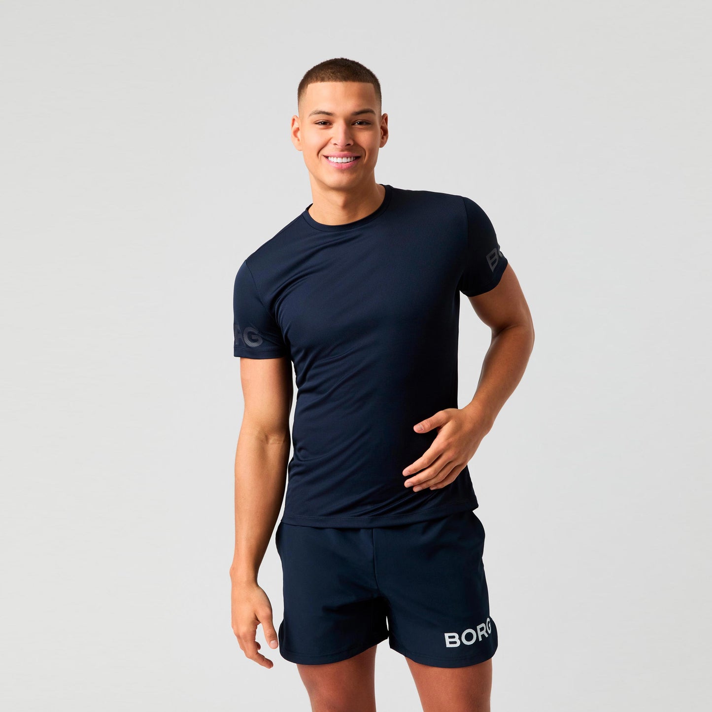 Björn Borg Light T-shirt Herrer - natblå