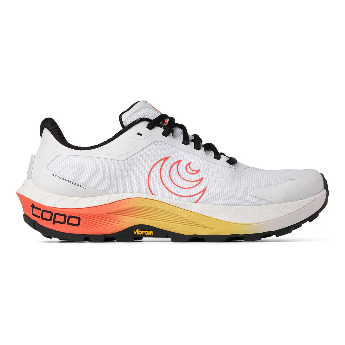 TOPO ATHLETIC MTN Racer 4 Trailsko Herrer - hvid, orange