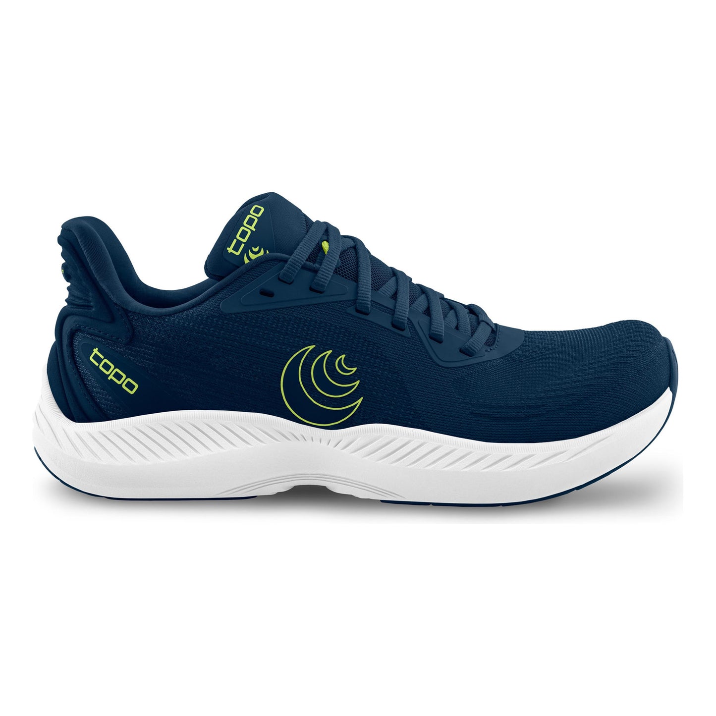 TOPO ATHLETIC Fli-Lyte 6 Neutral sko Herrer - mørkeblå, lime