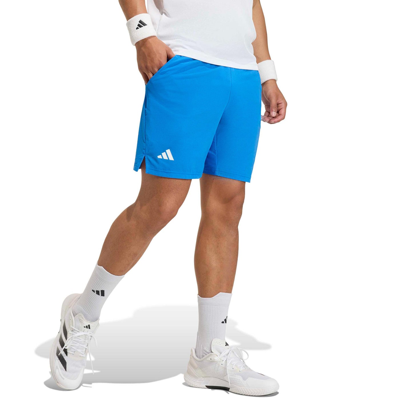 adidas 7Inch Ergo Shorts Herrer - blå, hvid