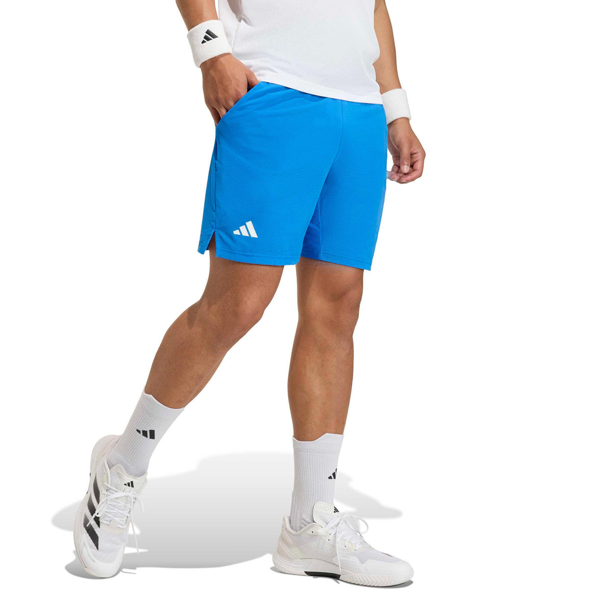 adidas 7Inch Ergo Shorts Herrer - blå, hvid
