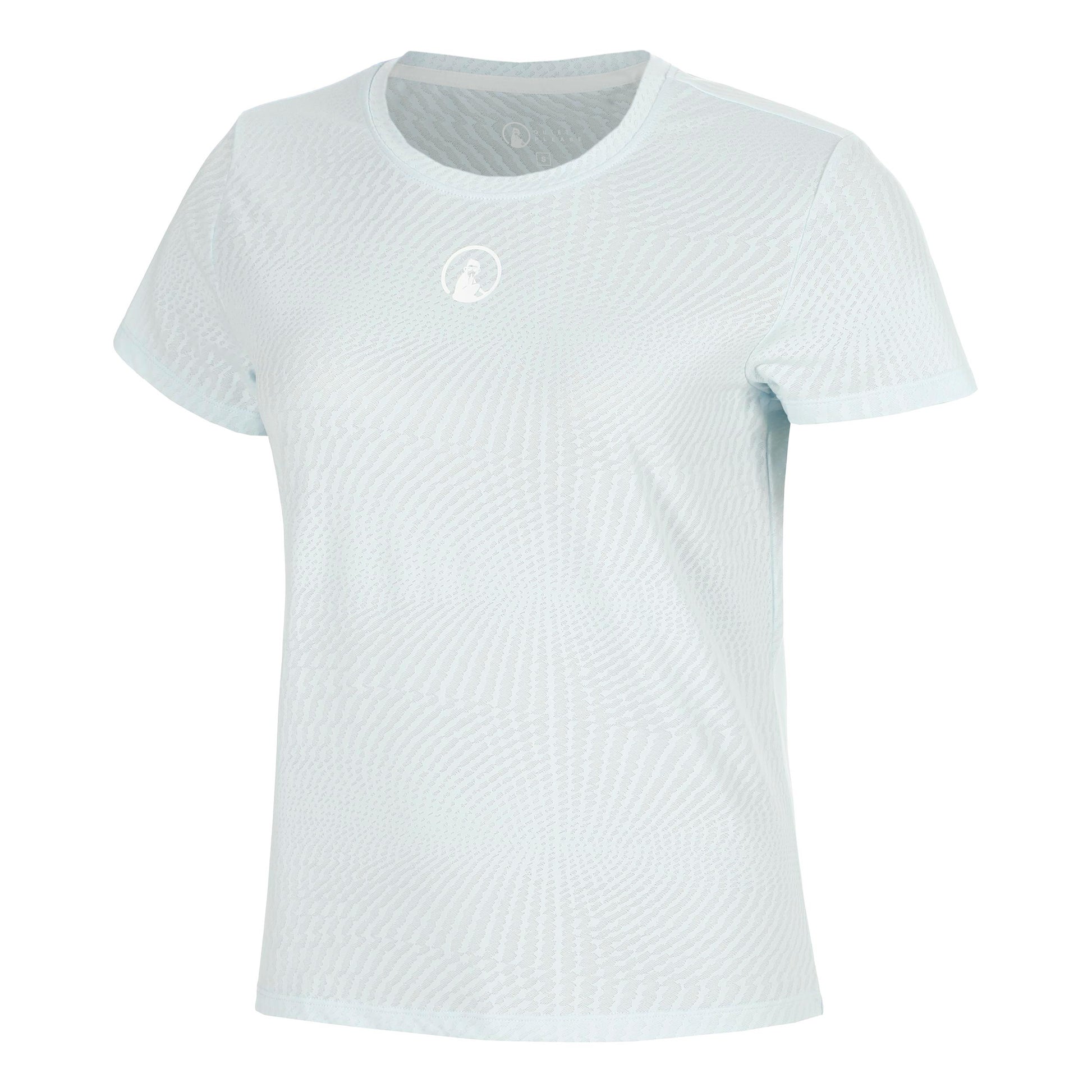 Quiet Please Memories Spin T-shirt Damer - lyseblå