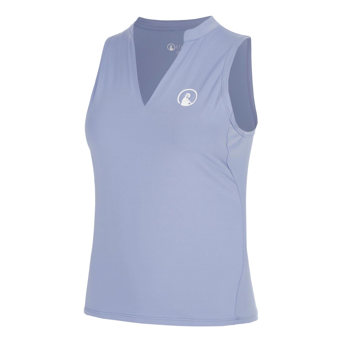Quiet Please Glow Slice Tanktop Damer - blå