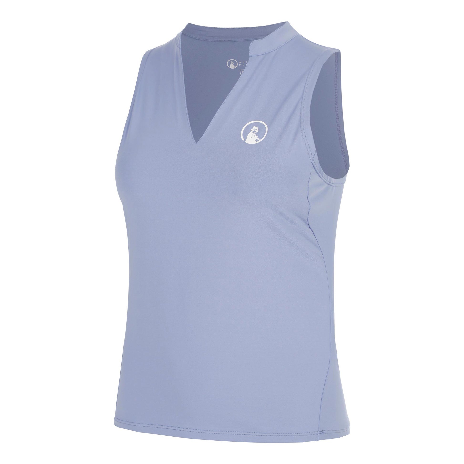 Quiet Please Glow Slice Tanktop Damer - blå