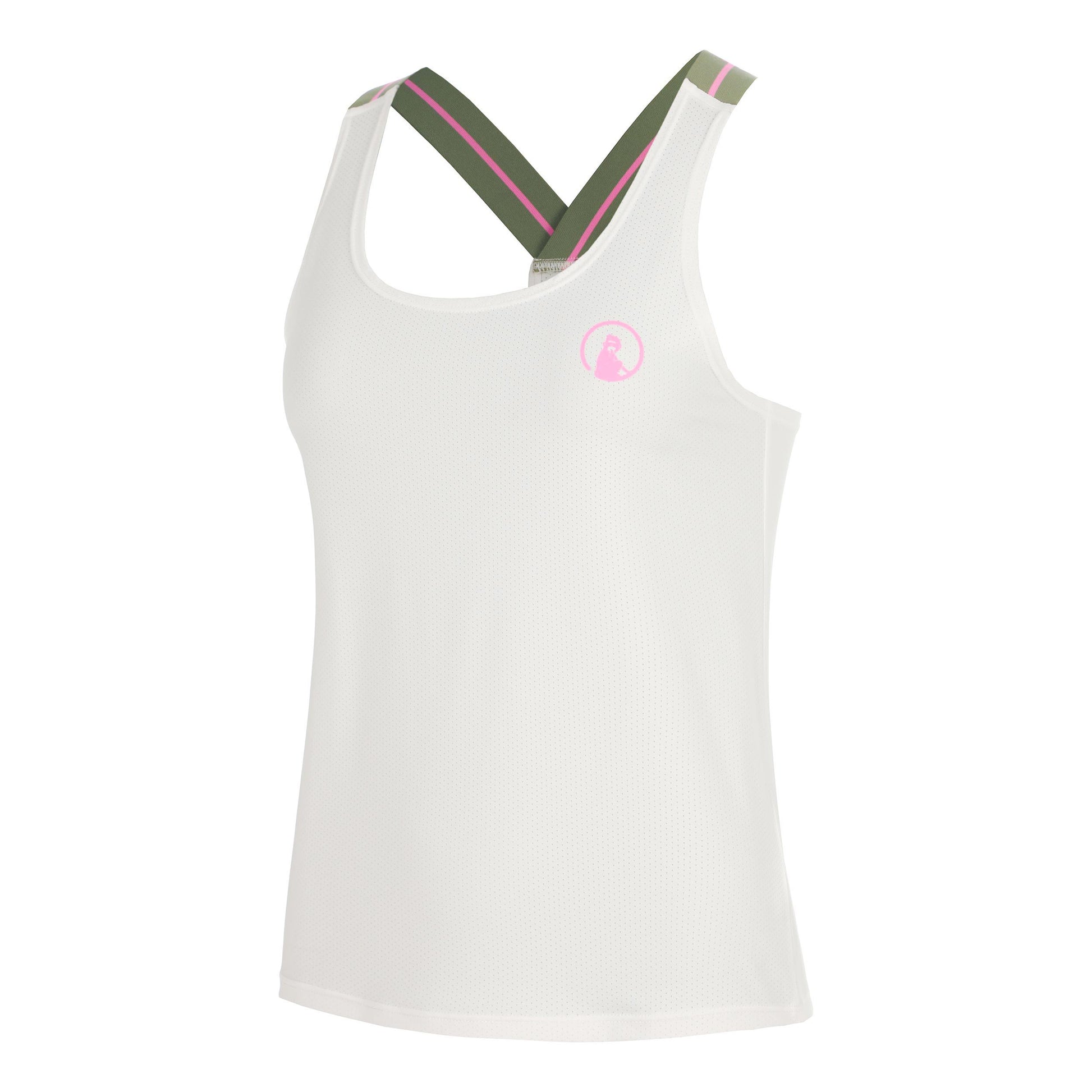 Quiet Please Memories Serve & Volley 2.0 Tanktop Damer - offwhite