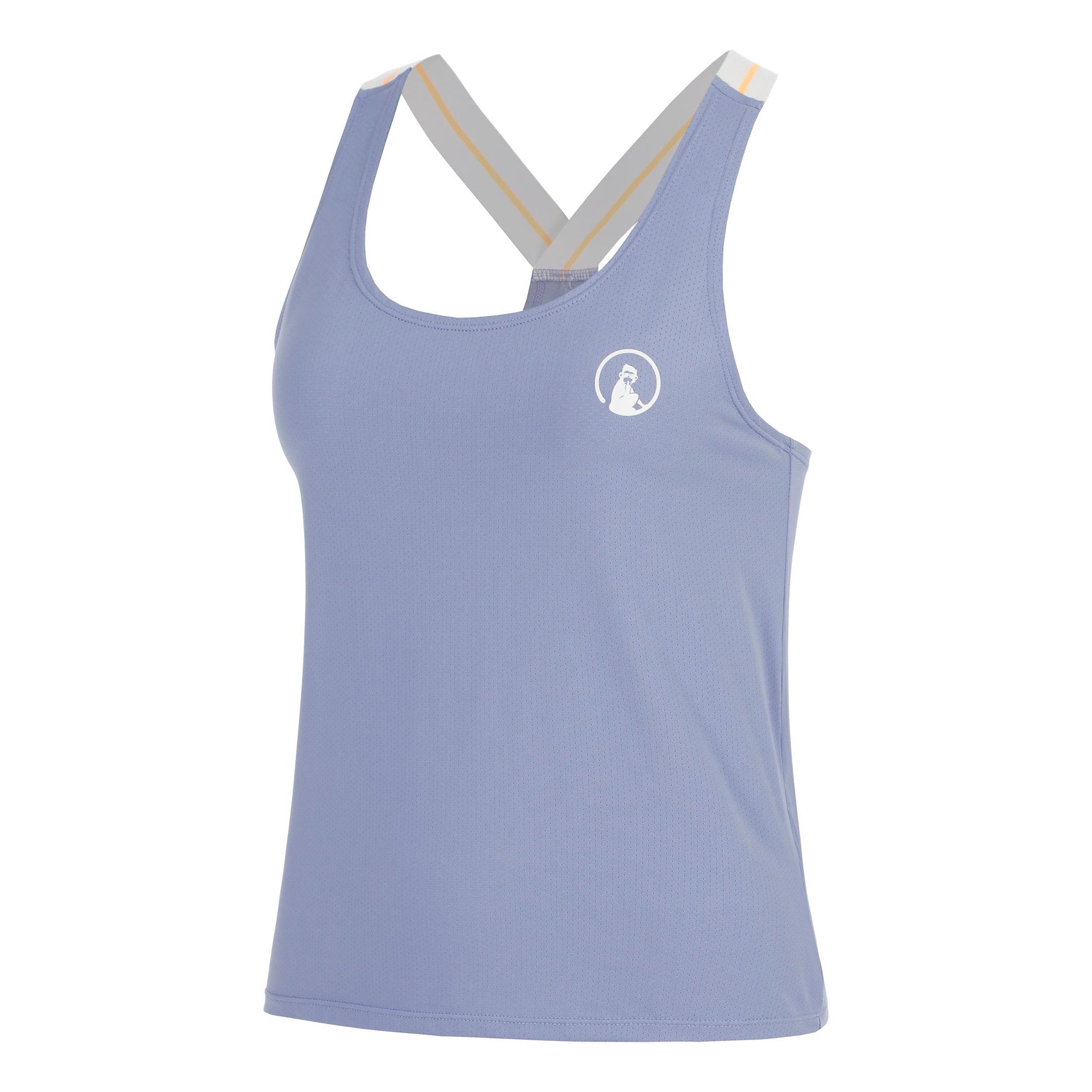 Quiet Please Glow Serve & Volley 2.0 Tanktop Damer - blå