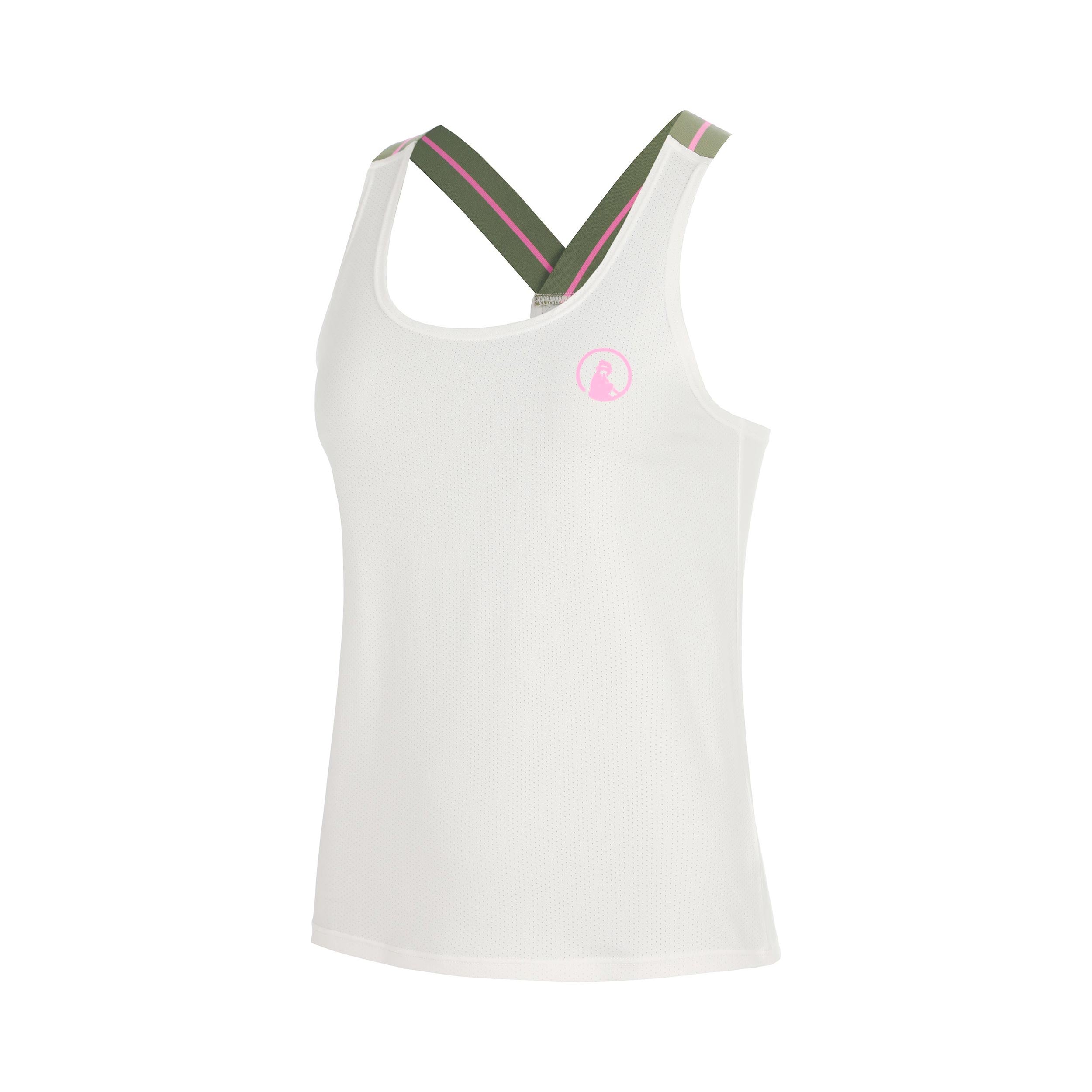 Quiet Please Memories Serve & Volley Tanktop Pige - offwhite