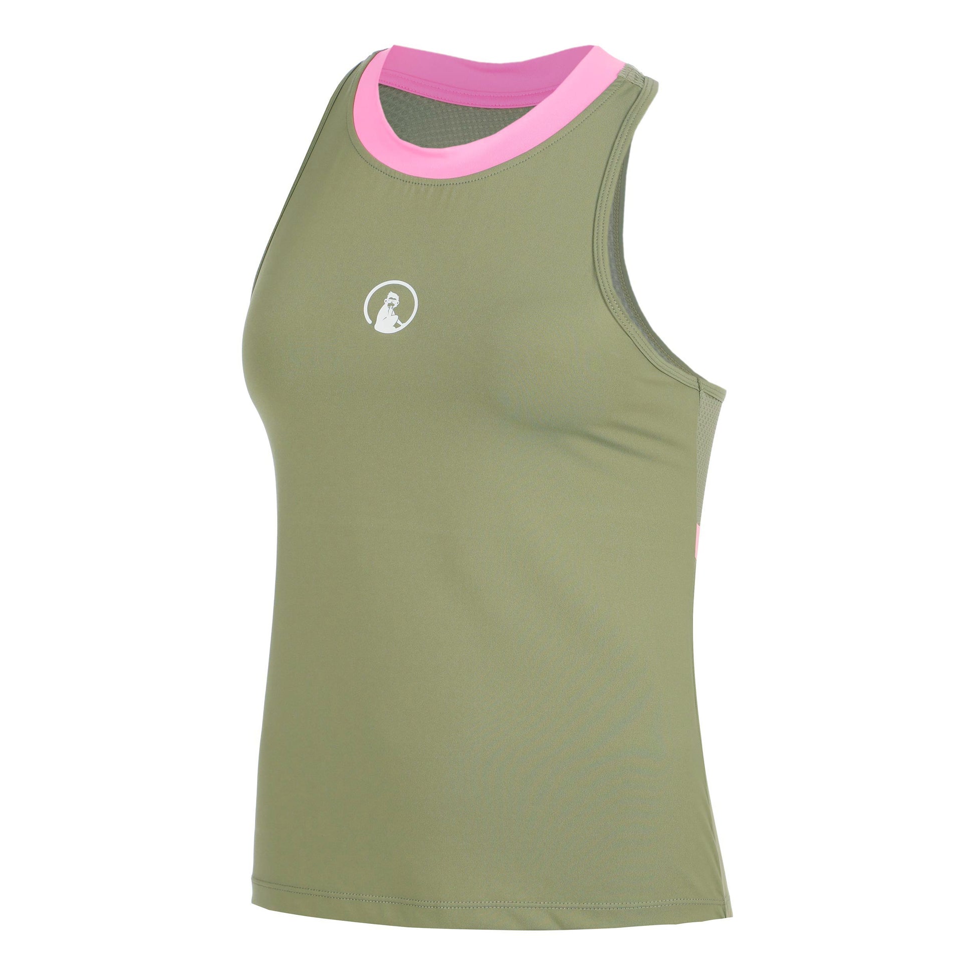 Quiet Please Memories Racerback 2.0 Tanktop Damer - kaki