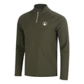 Memories Big Serve 1/4 Zip Shirt, langærmet Herrer - mørkegrøn