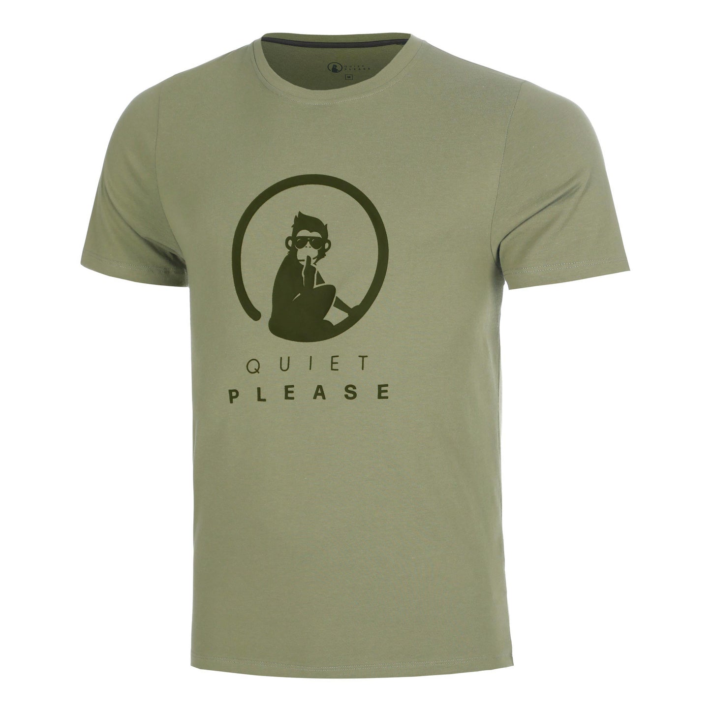 Quiet Please Memories Training T-shirt Herrer - kaki