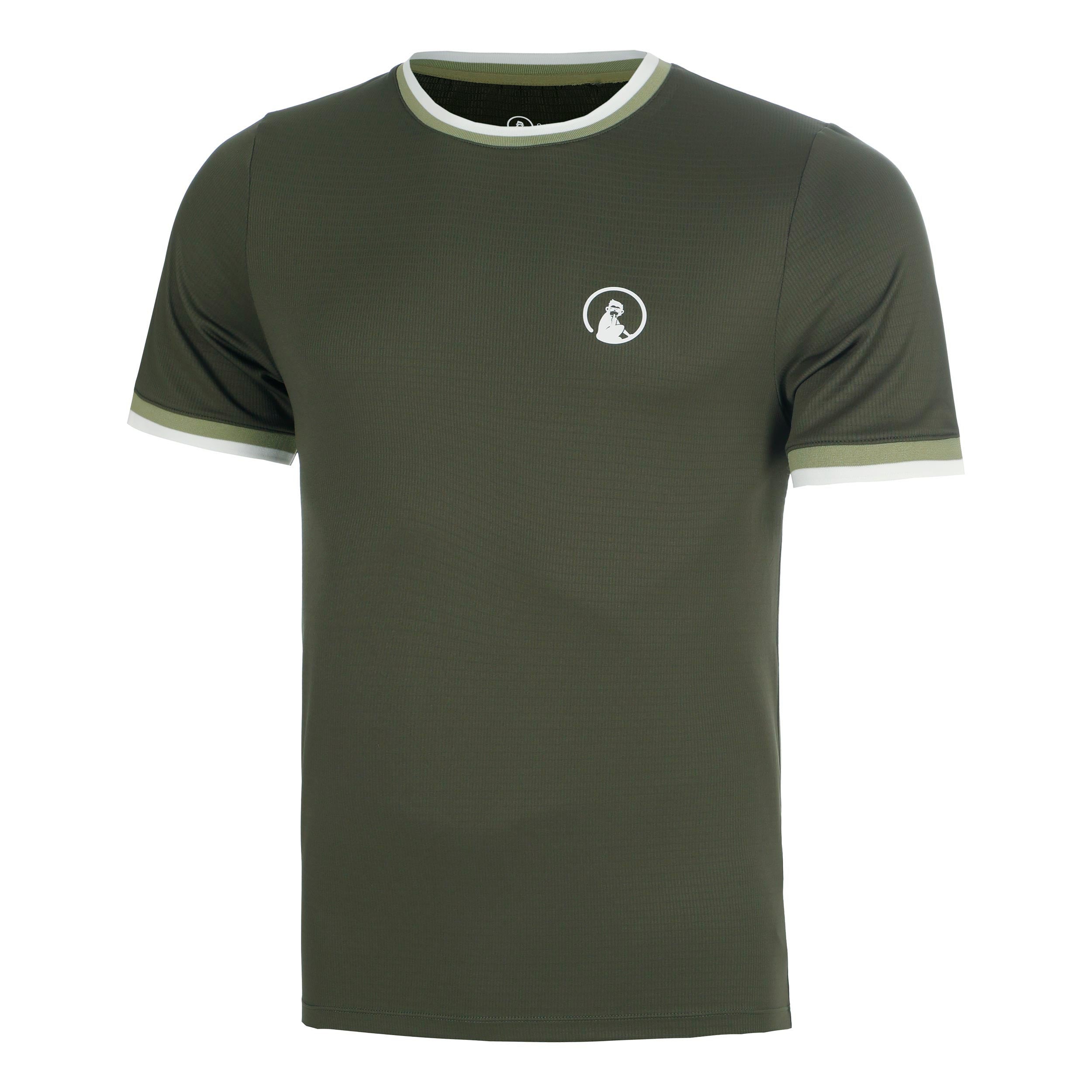 Quiet Please Memories Break Ringer T-shirt Herrer - mørkegrøn
