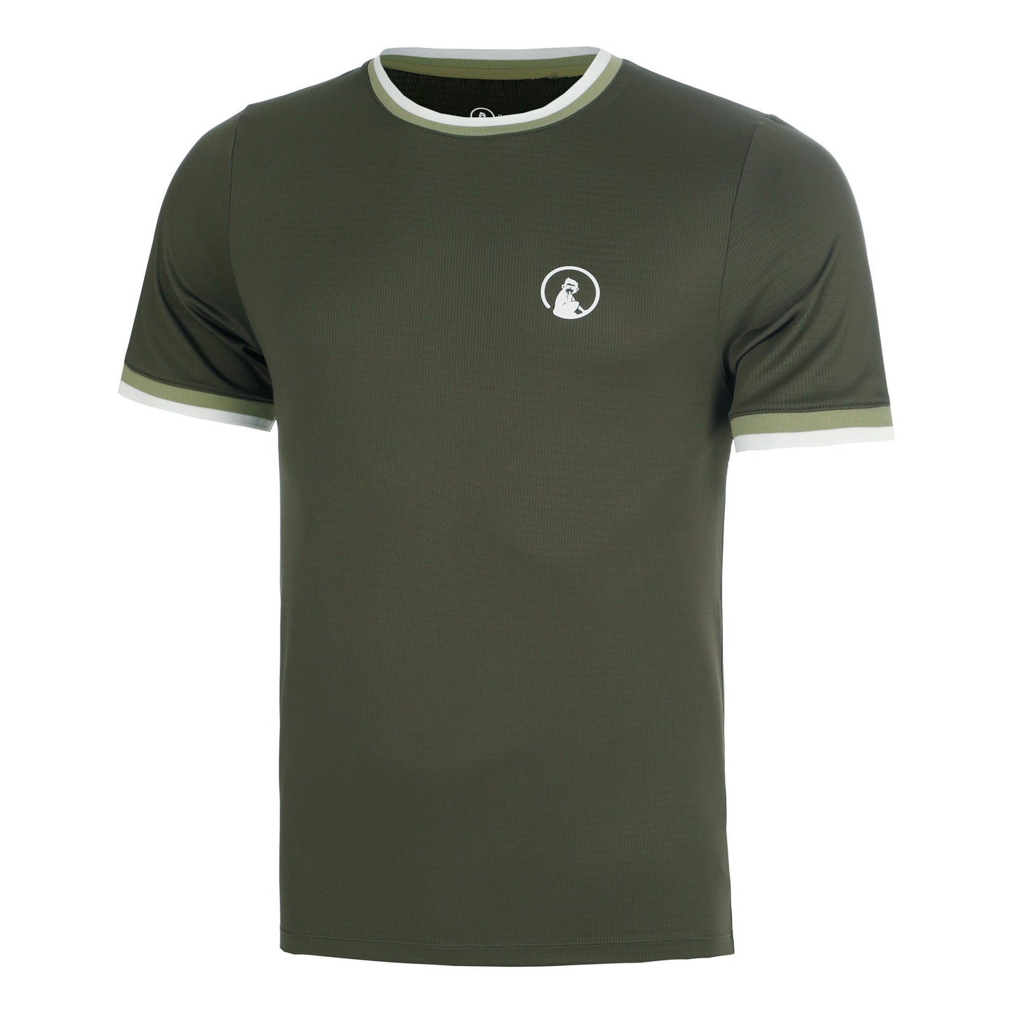 Quiet Please Memories Break Ringer T-shirt Herrer - mørkegrøn