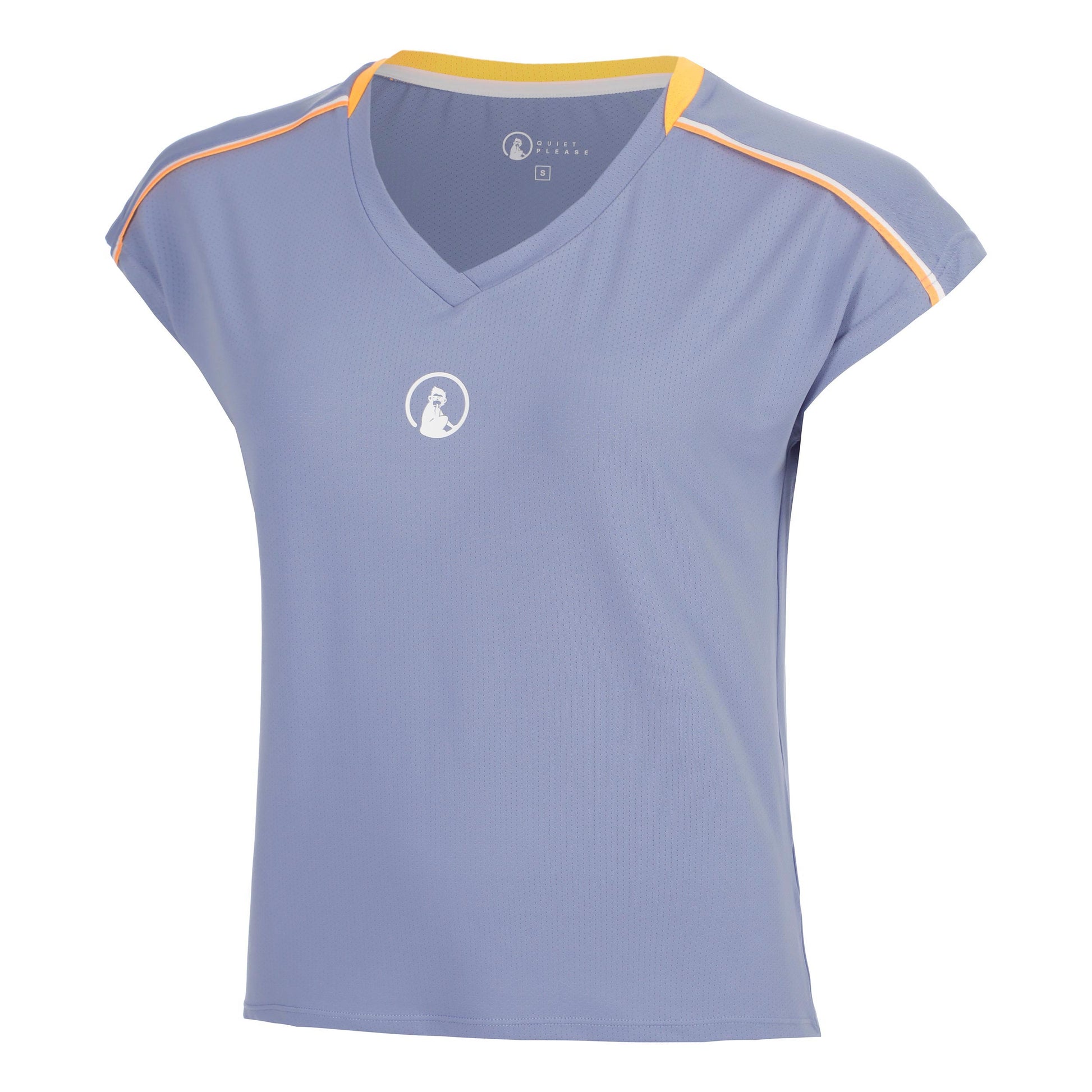 Quiet Please Glow Volley T-shirt Damer - blå