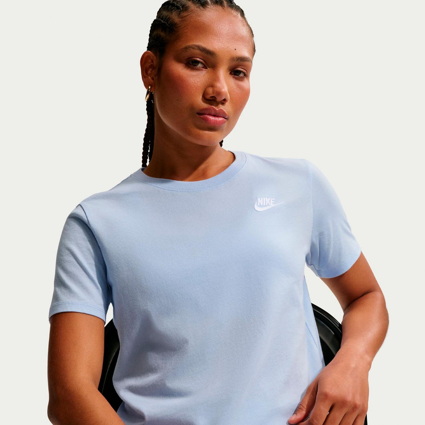 Nike New Sportswear Club T-shirt Damer - blå-grå