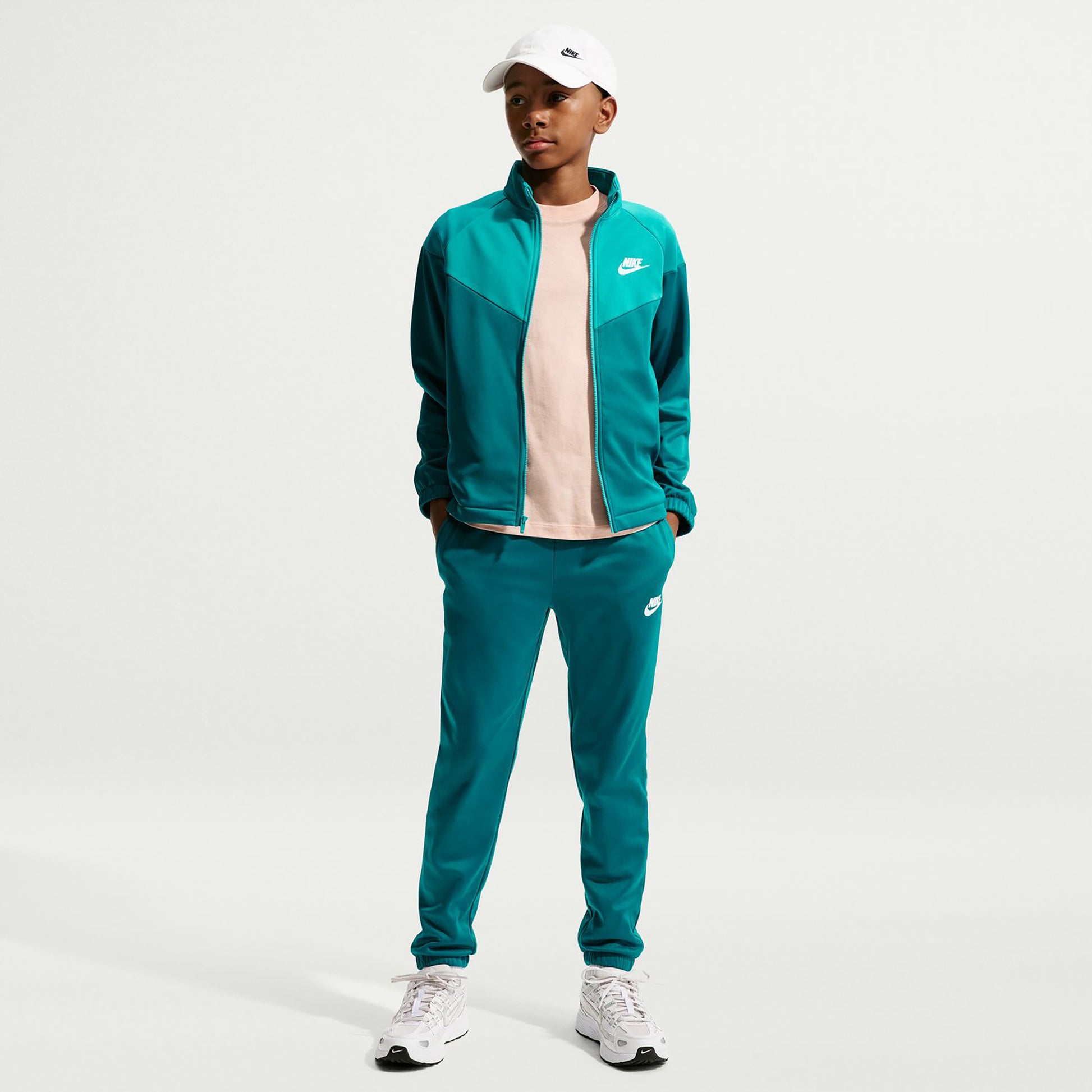 Nike Dri-Fit Full-Zip Træningsdragt Børn - petrol, turkis