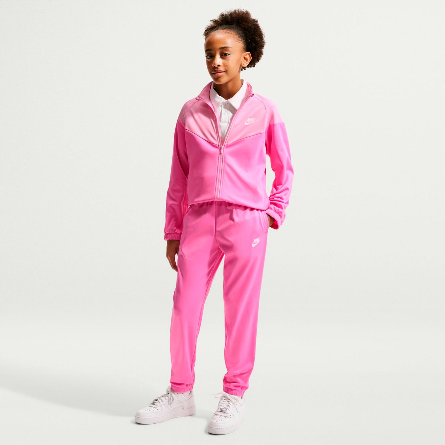 Nike Dri-Fit Full-Zip Træningsdragt Børn - pink, lyserød