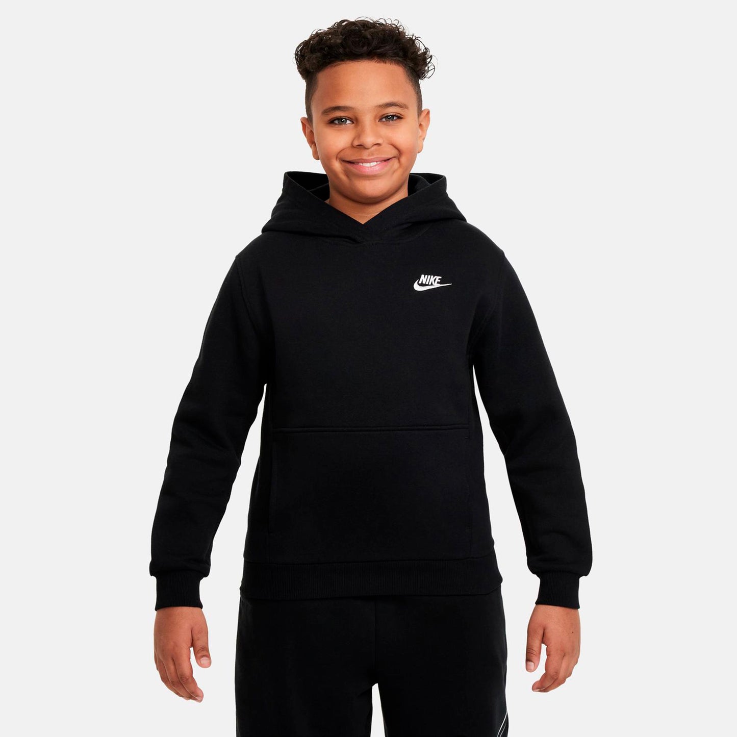 Nike Club Fleece Hættetrøje Børn - sort