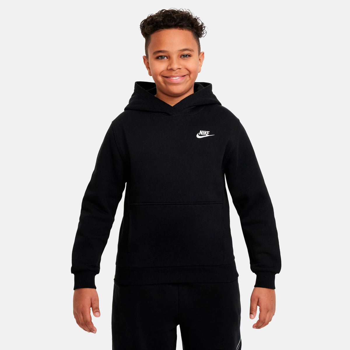 Nike Club Fleece Hættetrøje Børn - sort