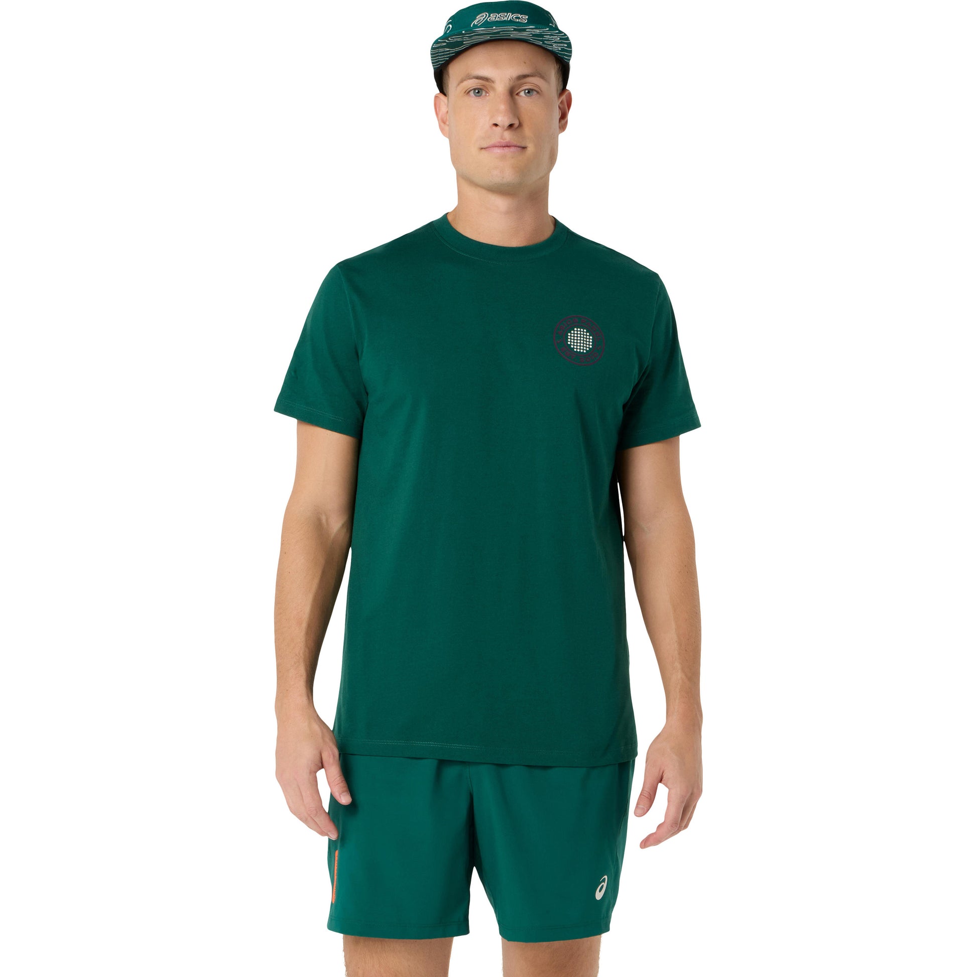ASICS Court Graphic T-shirt Herrer - mørkegrøn