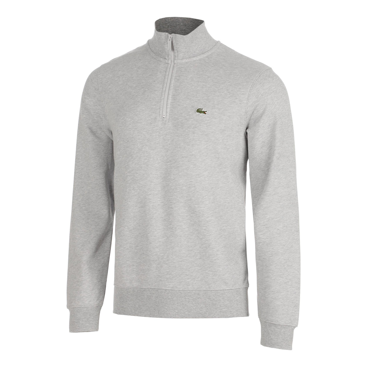 Lacoste High Neck Sweatshirt Herrer - lysegrå