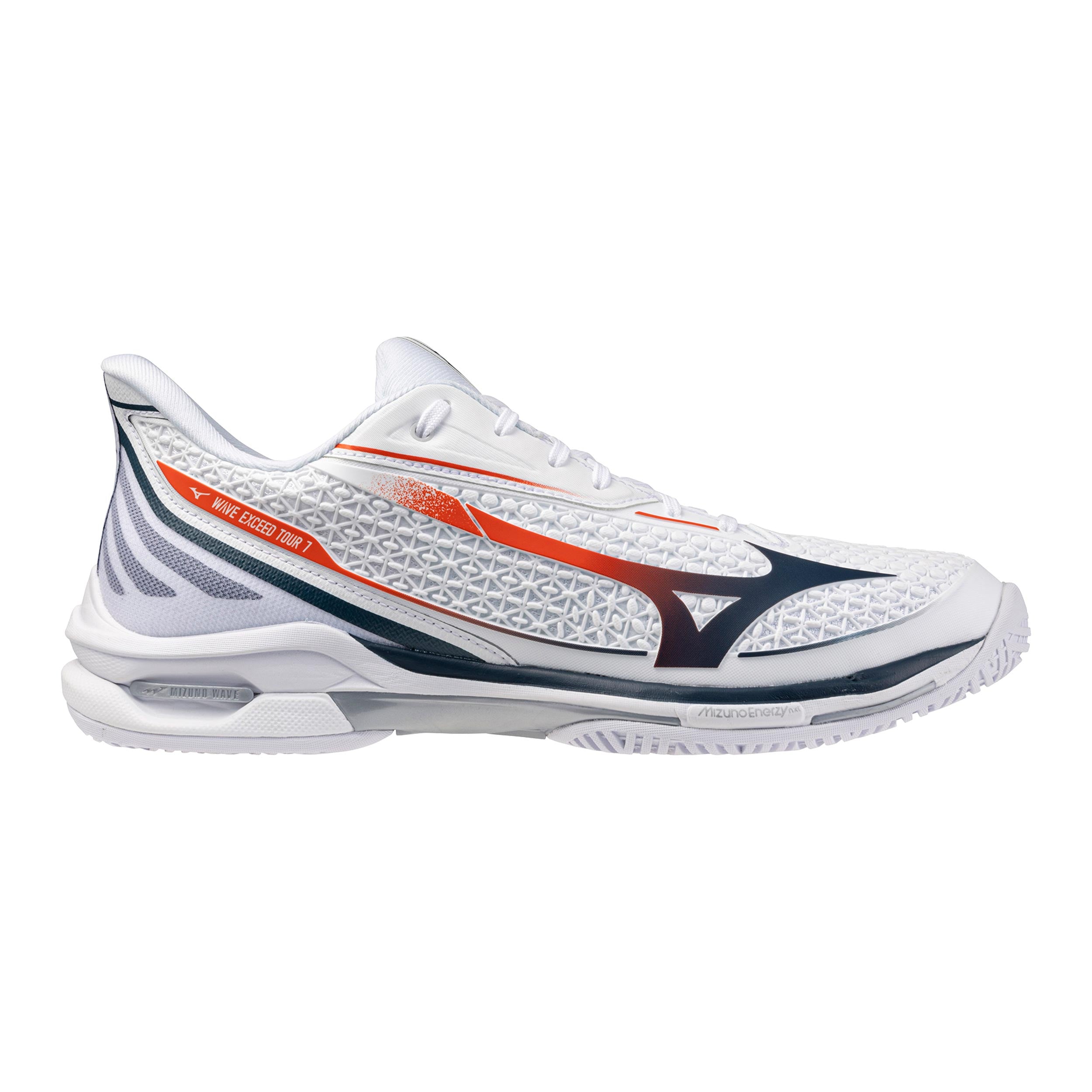 Mizuno Wave Exceed Tour 7 Allcourt-sko Herrer - hvid, blå
