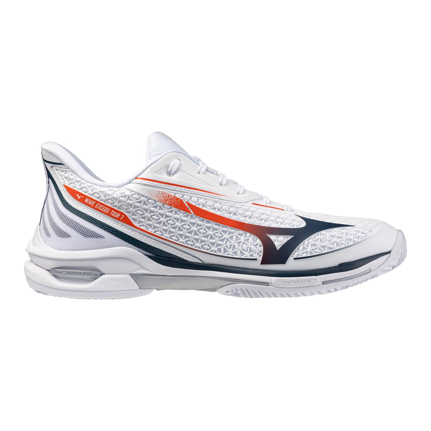 Mizuno Wave Exceed Tour 7 Grusbanesko Herrer - hvid, blå
