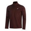 Core 1/2 Zip Winter  Løbetrøje Herrer - vinrød