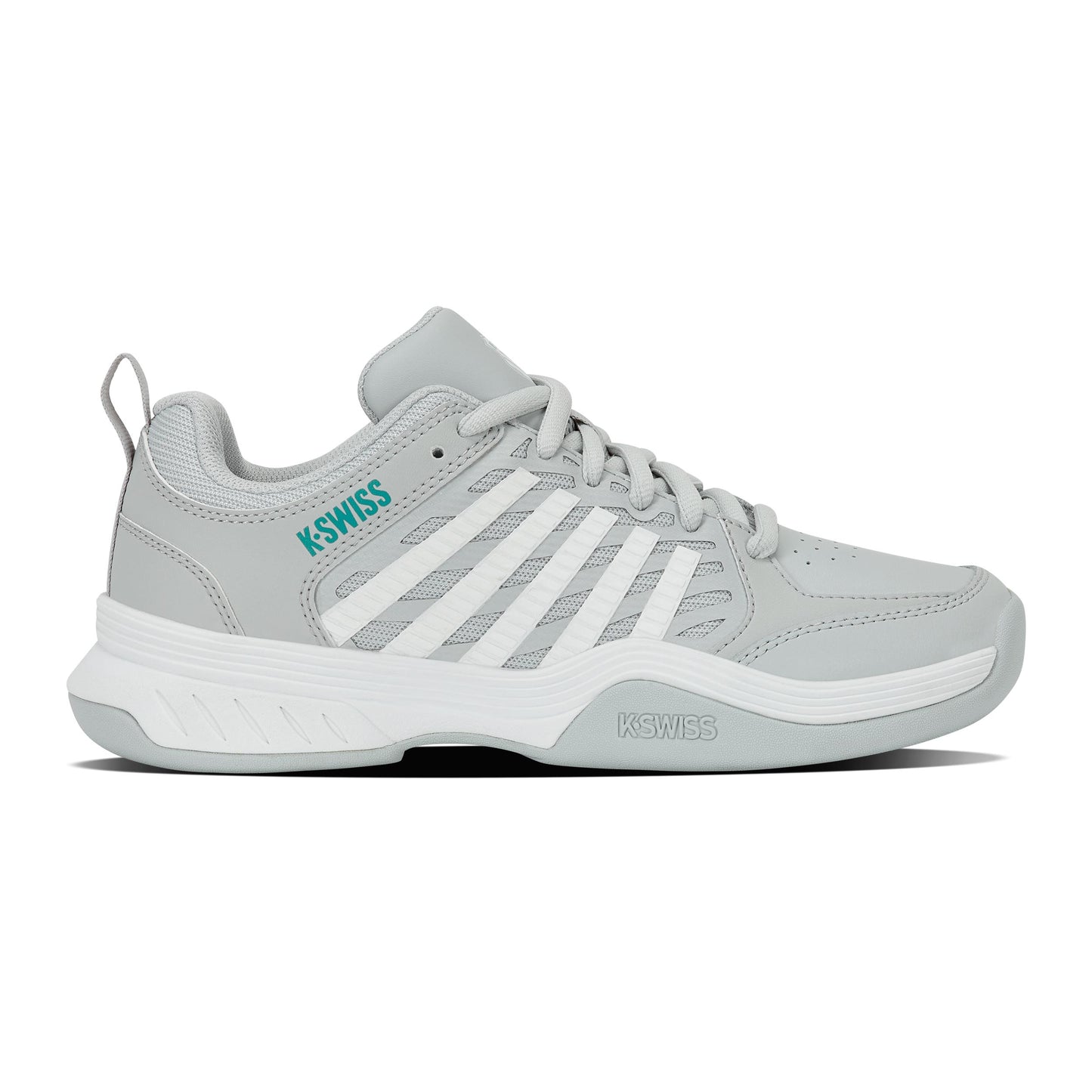 K-Swiss Court Express 2 Tæppesko Damer - lysegrå, hvid