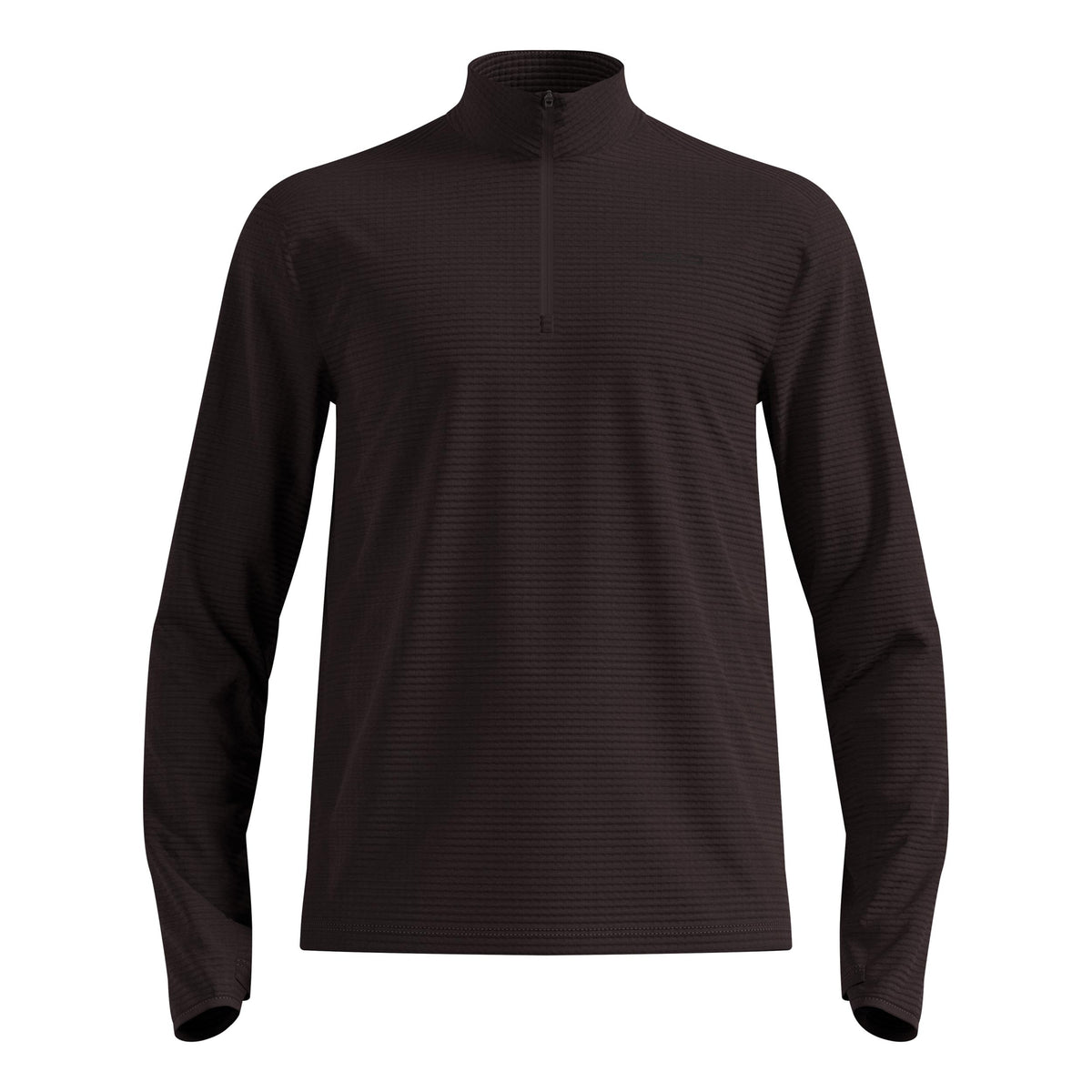 Odlo Essential Thermal Midlayer 1/2 Zip Løbetrøje Herrer - brun