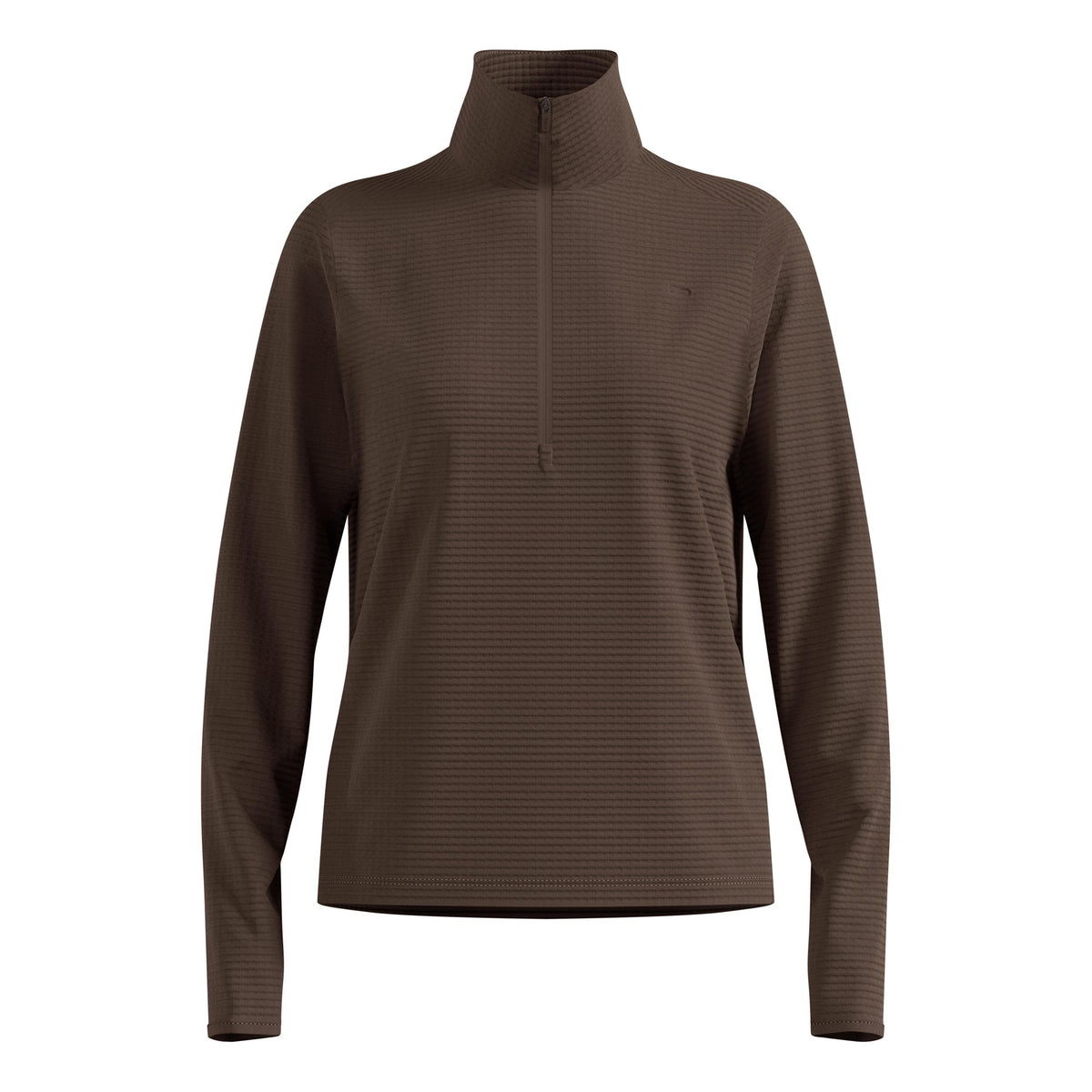 Odlo Essential Thermal Midlayer 1/2 Zip Løbetrøje Damer - brun