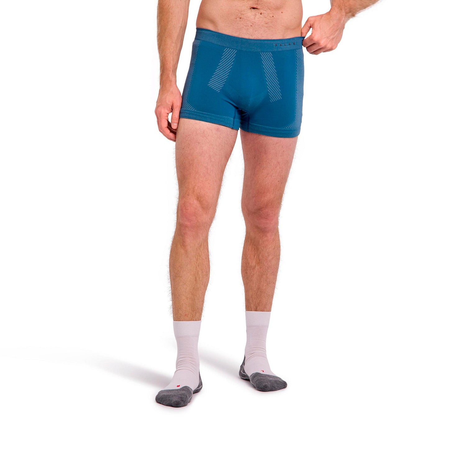Falke Warm Boxer Boksershorts Herrer - blå-grå