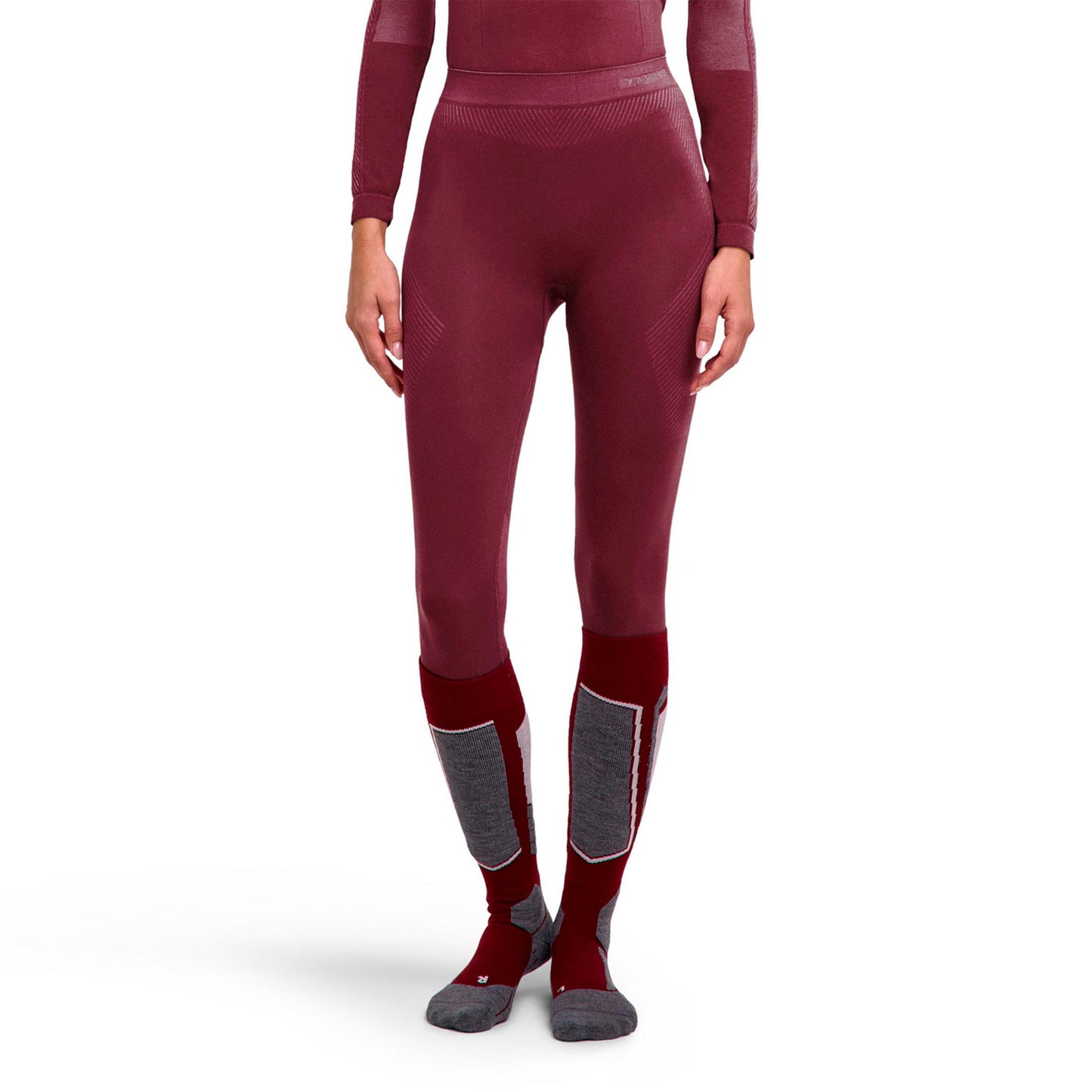Falke Warm Long  Stramme løbebukser Damer - mauve