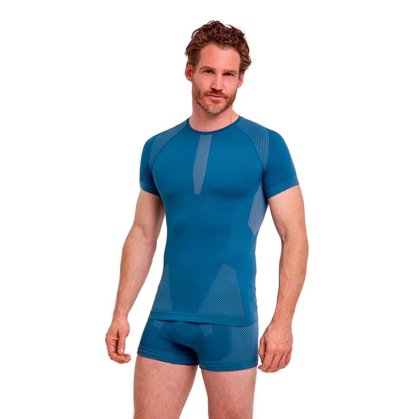 Falke Warm  Vest Herrer - blå-grå