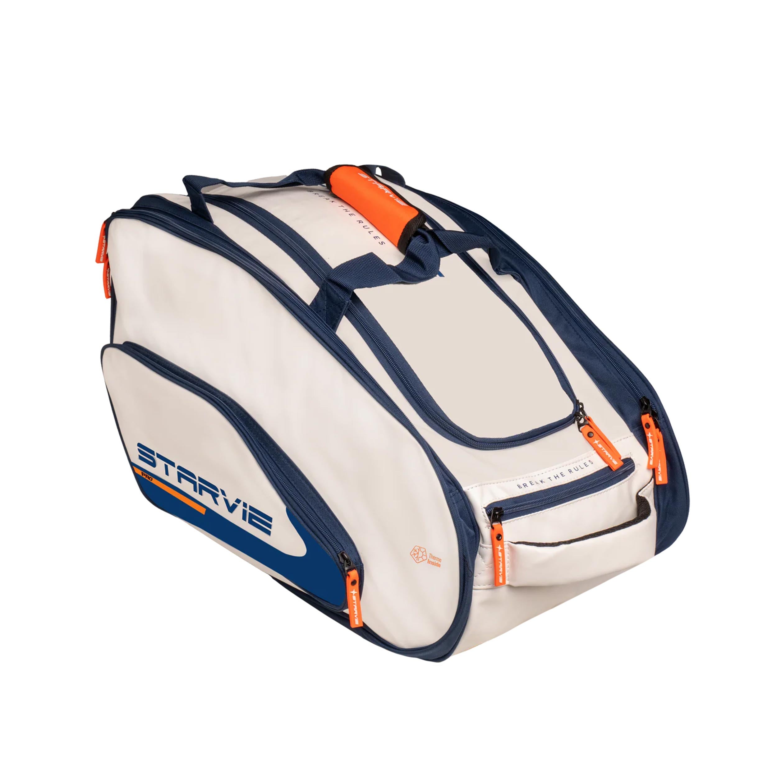Starvie TACTIC PRO Padelketchertaske -hvid, mørkeblå