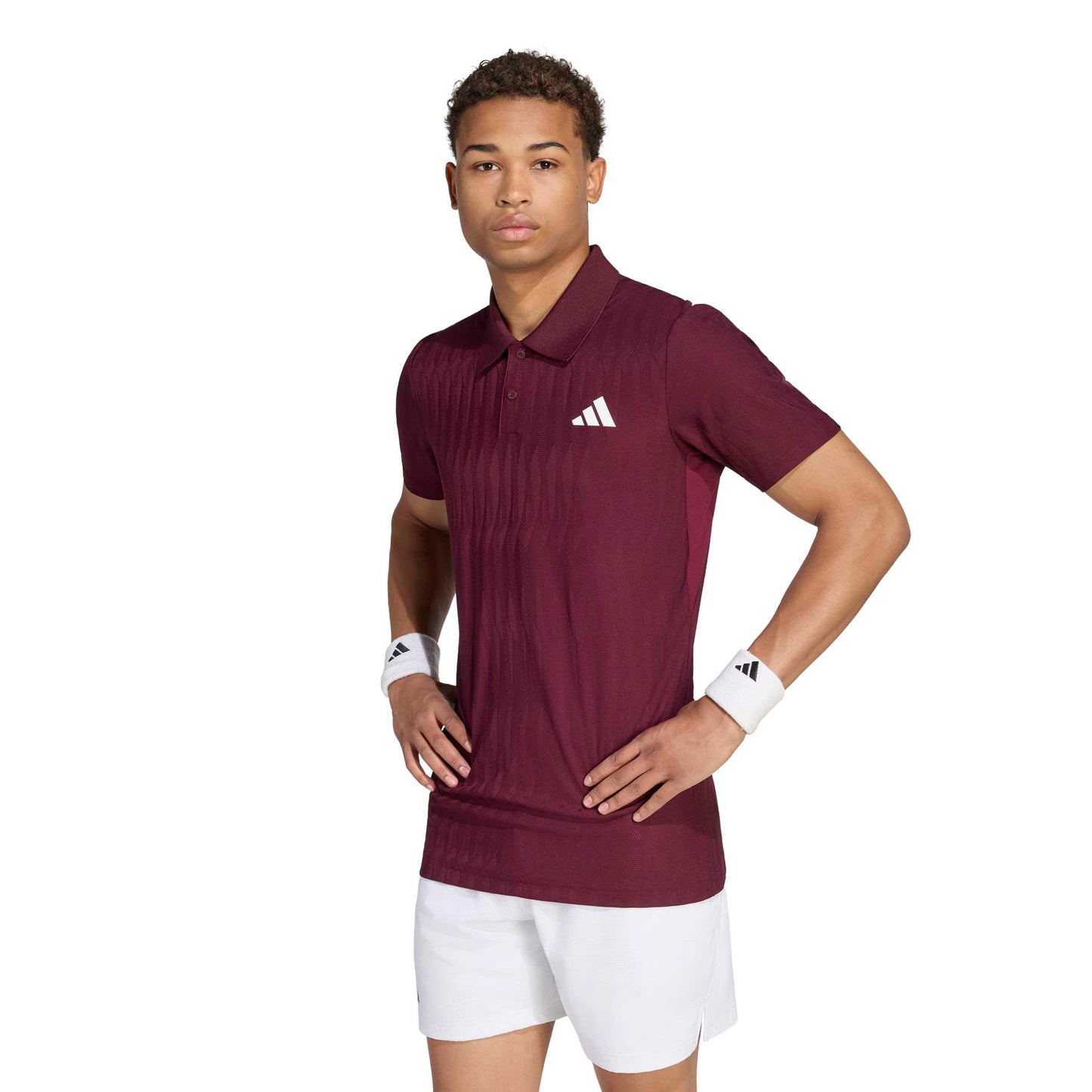 adidas Freelift Polo Herrer - vinrød