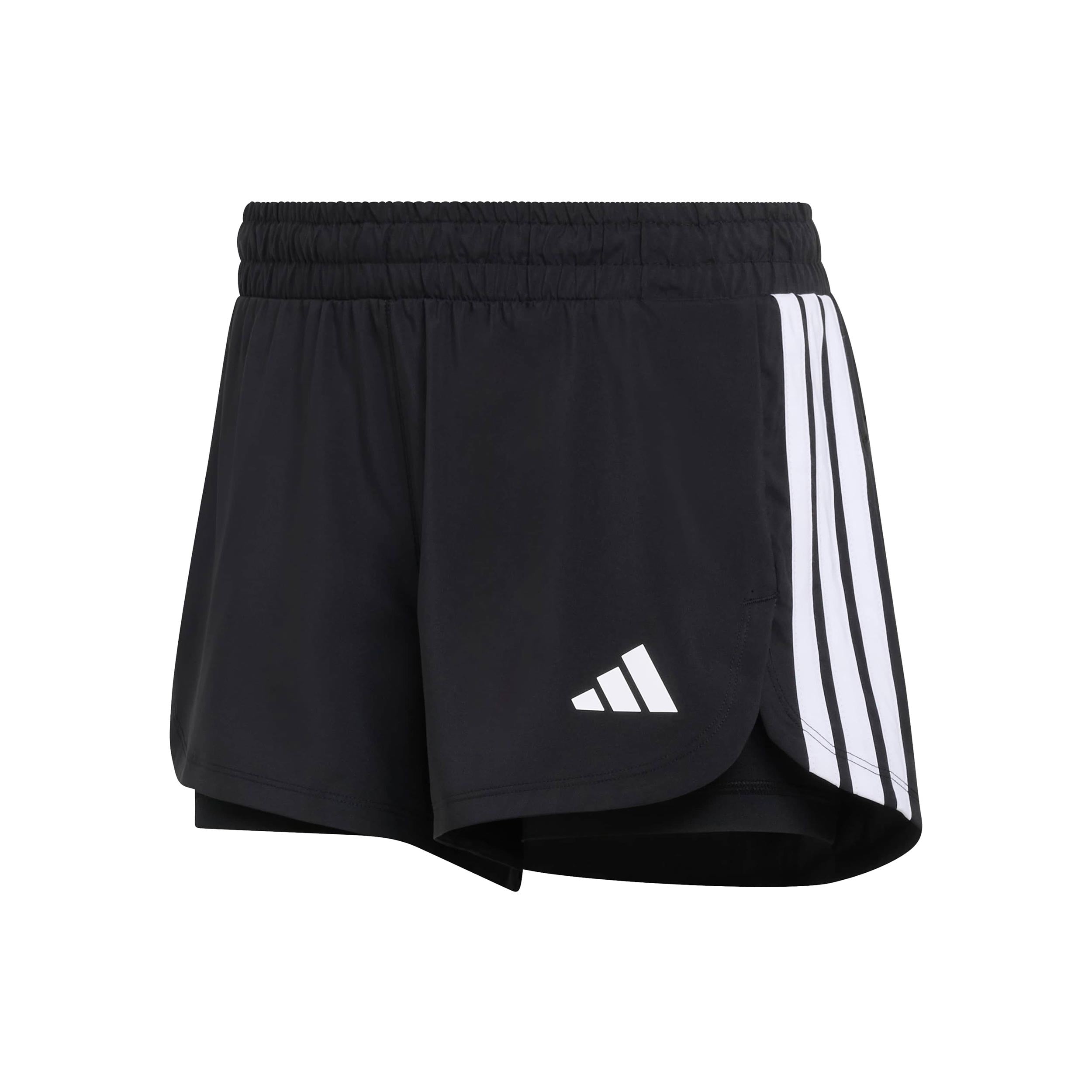 adidas Pacer 2In1 Shorts Damer - sort, hvid