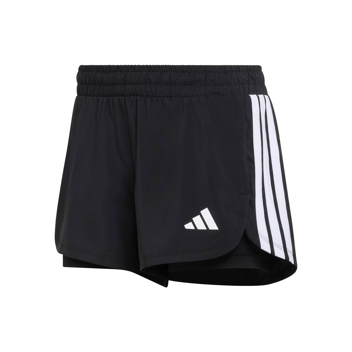 adidas Pacer 2In1 Shorts Damer - sort, hvid