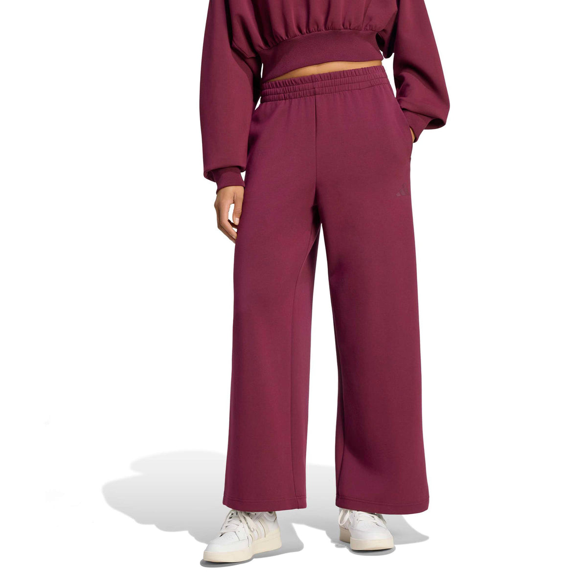 adidas Soft Lux Straight Træningsbukser Damer - vinrød