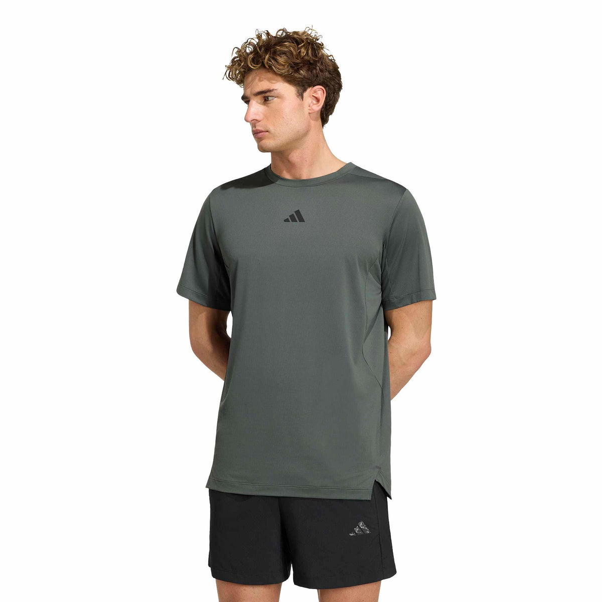 adidas D4T Essentials T-shirt Herrer - mørkegrøn