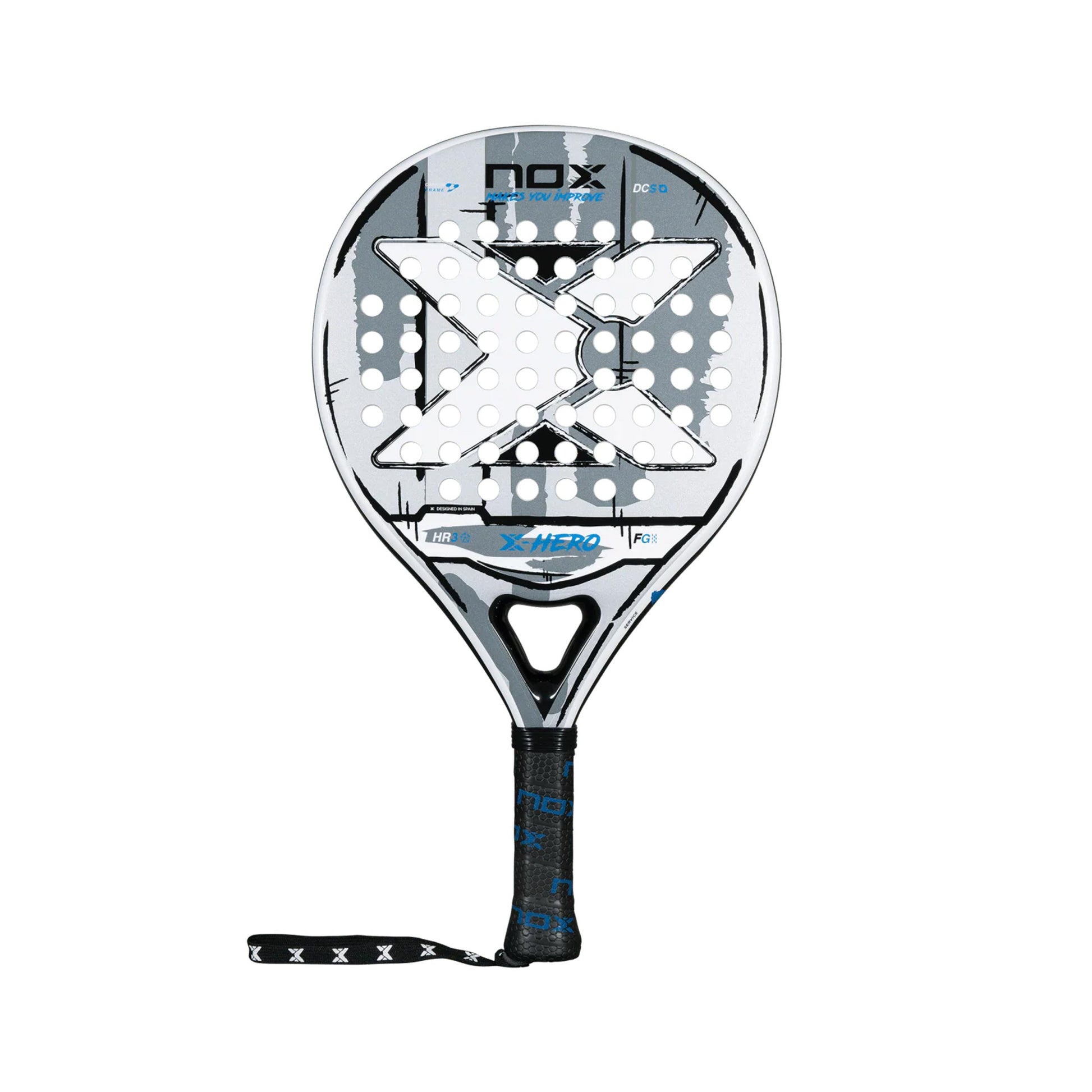 NOX X-HERO WHITE Padelketcher