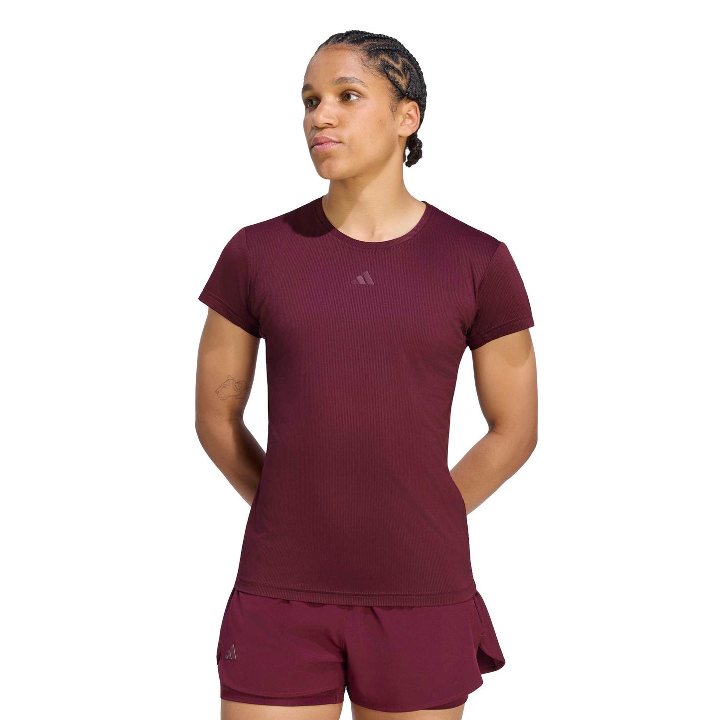 adidas Freelift T-shirt Damer - vinrød